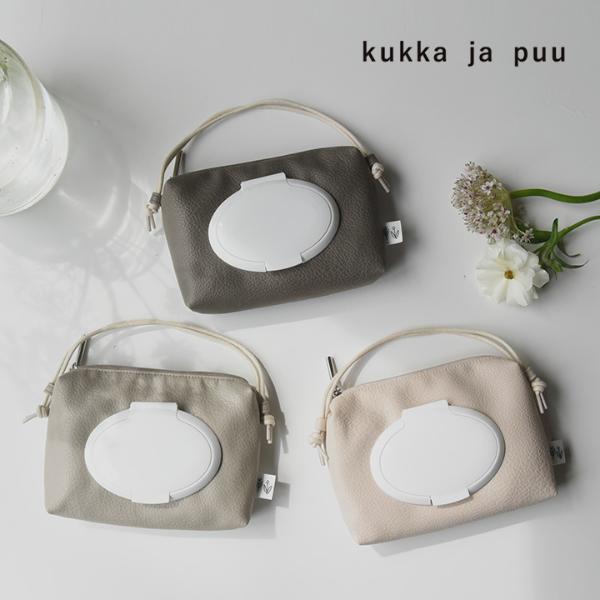 kukka ja puu フェイクレザー おしりふきポーチ おしりふきケース／クッカヤプー