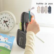 kukka ja puu ペン立てみたいに縦置きできる ペンケース 大容量 縦型 筆箱／クッカヤプー／クッカヤプー（20％OFF）【7/19雑貨追加】