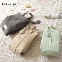 【★】kukka ja puu  星のカシャカシャ付き かさばらない おむつポーチ／クッカヤプー