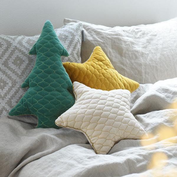 クリスマス ベルベットコットンのクッション