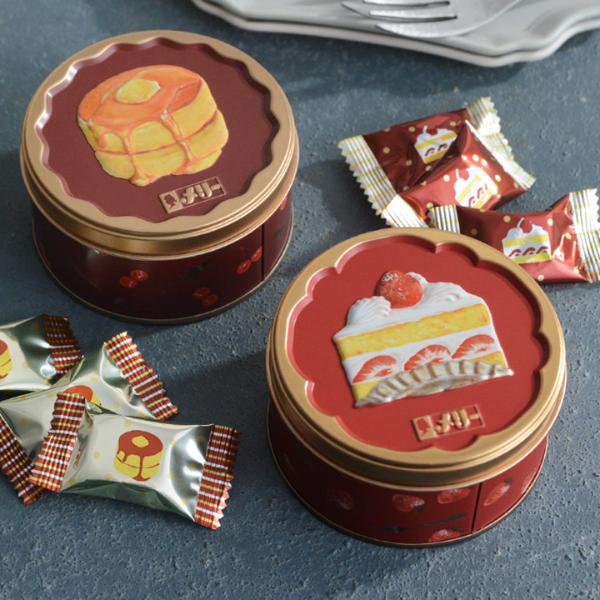 はじけるキャンディチョコレート ホットケーキ缶＆ショートケーキ缶／Mary Chocolate メリーチョコレート