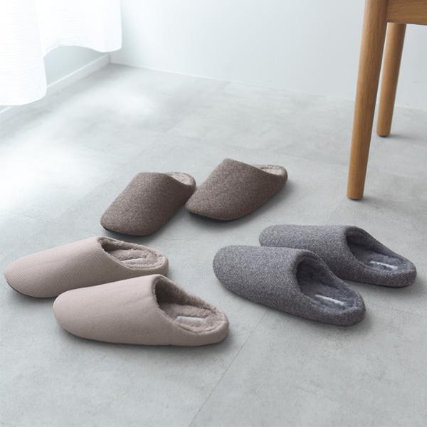 bon moment すっきりあったか ルームシューズ スリッパ／ボンモマン