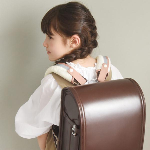 kukka ja puu 肩パッド ランドセル 2枚組 ベルトカバー ショルダーパッド メッシュ クッション 通学／クッカヤプー
