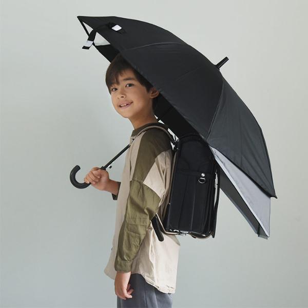 kukka ja puu ランドセルが濡れない 後ろが伸びる傘 トランスフォーム傘　キッズ 55cm 雨傘／クッカヤプー【雨の日】