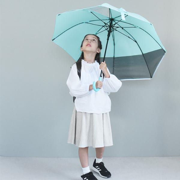 kukka ja puu ランドセルが濡れない 後ろが伸びる傘 トランスフォーム傘 キッズ 55cm 雨傘／クッカヤプー【雨の日】