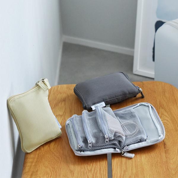 bon moment 旅上手になれる 手帳型 ミニポーチ／ボンモマン