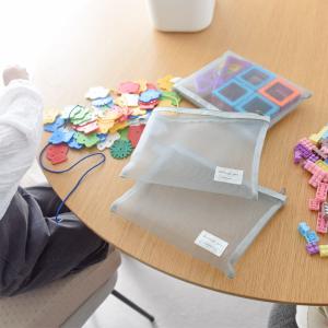 kukka ja puu 細かいおもちゃの収納に メッシュポーチ メッシュケース A4 A5 おもちゃポーチ／クッカヤプー