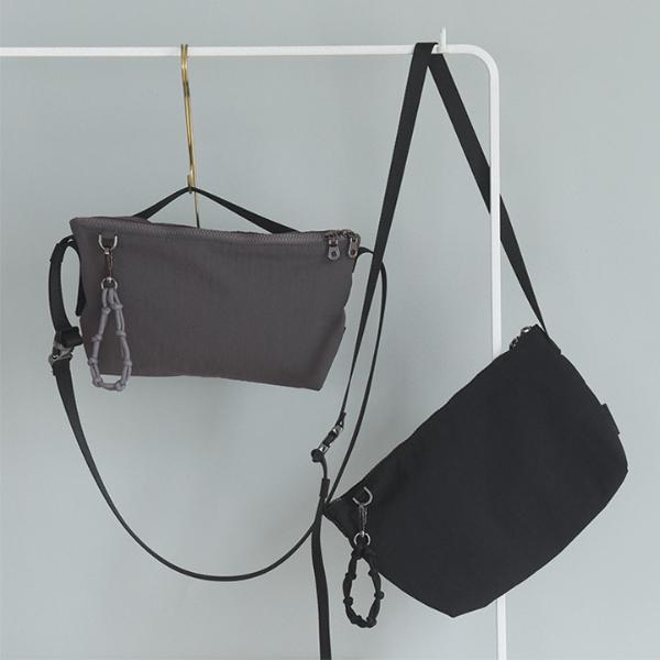 bon moment 着脱ワンタッチ 整理ができる 軽量 ハンドル付きミニショルダー／ボンモマン