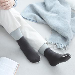 もちはだ×bon moment ルームソックス 裏起毛 カバーソックス 靴下 男女兼用 日本製／ボンモマン