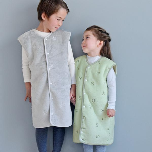 ＼新作／寝相が悪くても安心！ フランネルスリーパー 総柄刺繍 ボア 日本製/スリーパー 冬用 スリーパー 秋冬 スリーパー キッズ スリーパー フリース パジャマ 出産祝い 女の子 出産祝い 男の子 着る毛布 子供 着る毛布 キッズ/kukka ja puu クッカヤプー【送料無料】