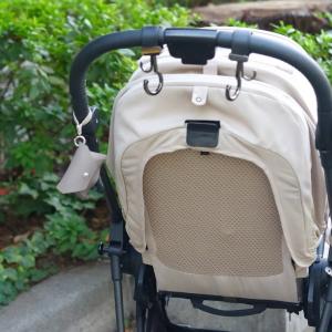 bon moment チャーム感覚で持ち運べる フェイクレザー 携帯ゴミ袋ケース／ボンモマン