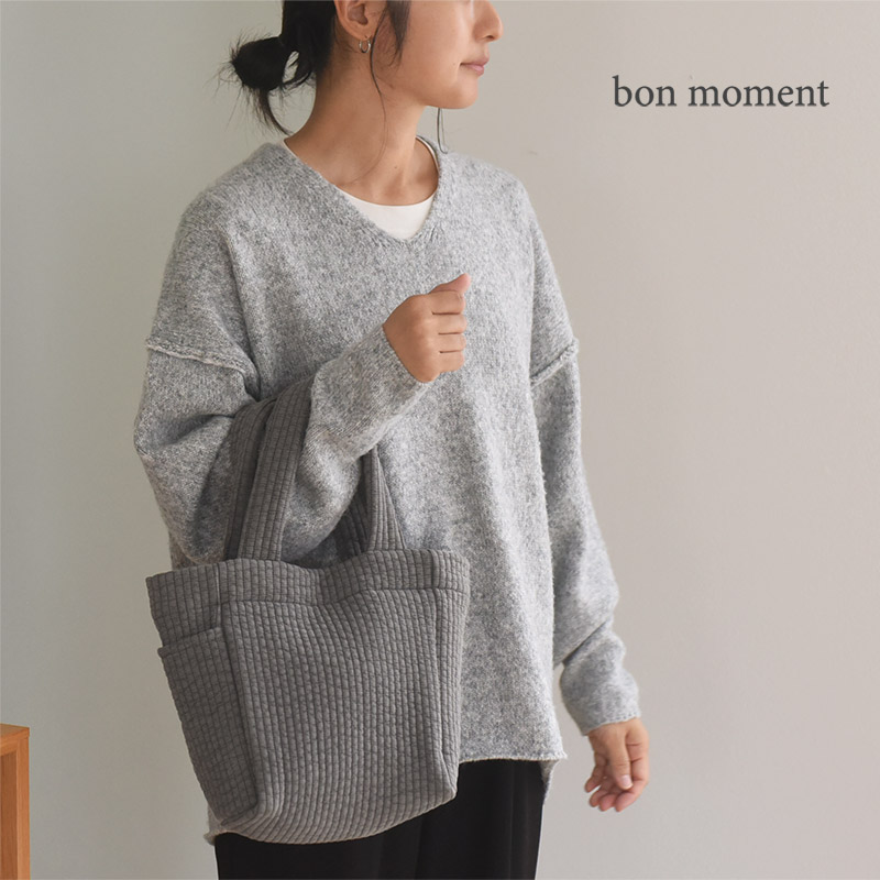 bom moment 使い勝手の良い ヌビ風 ミニバッグ／ボンモマン