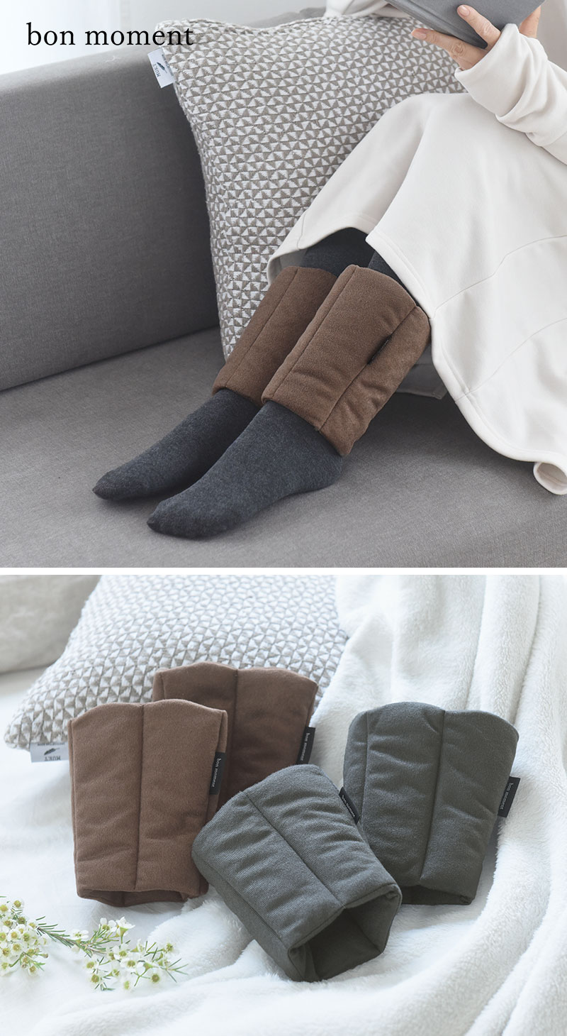 167055 bon moment 軽くてあったか 足首ふとん 発熱保温素材 日本製／ボンモマン