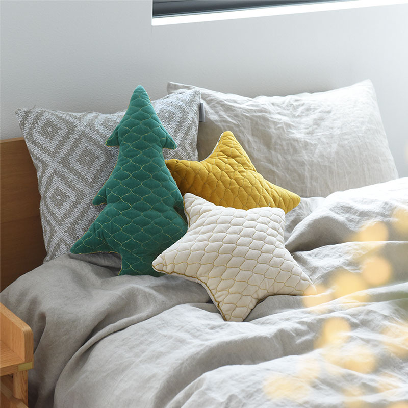 クリスマス ベルベットコットンのクッション