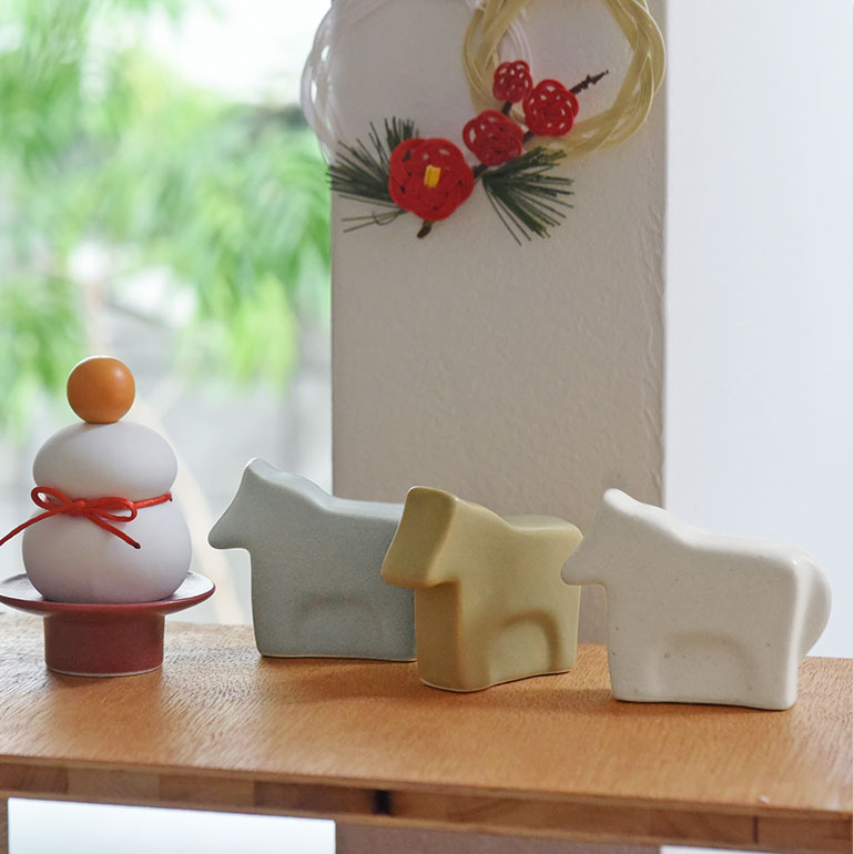 かもしか道具店 干支を飾り（馬）