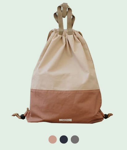 kukka ja puu ランドセルの上から背負える ナップサック 体操着入れ／クッカヤプー