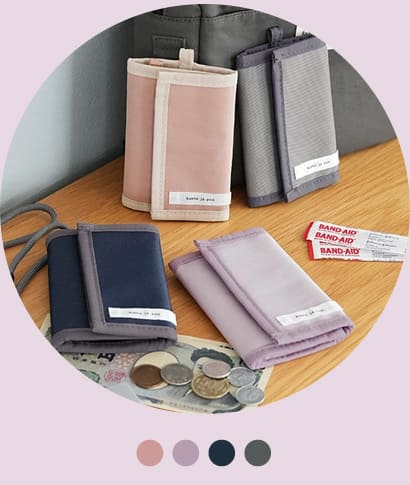 kukka ja puu コンパクトに持てる キッズウォレット 三つ折り財布 パスケース コインケース／クッカヤプー