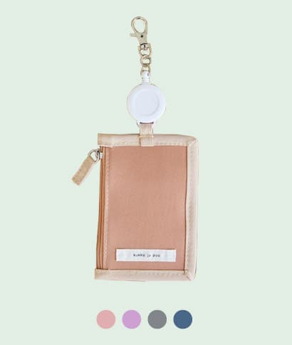 kukka ja puu 定期券が落ちにくい リール付きパスケース 定期入れ コインケース 財布／クッカヤプー