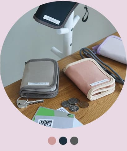 kukka ja puu 小銭入れがガバっと開く 二つ折り キッズウォレット／クッカヤプー