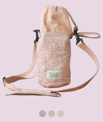 kukka ja puu キズを防ぐ イブル 水筒カバー キッズボトル 600ml専用 ヌビ 子供 水筒ケース カバー ショルダー／クッカヤプー