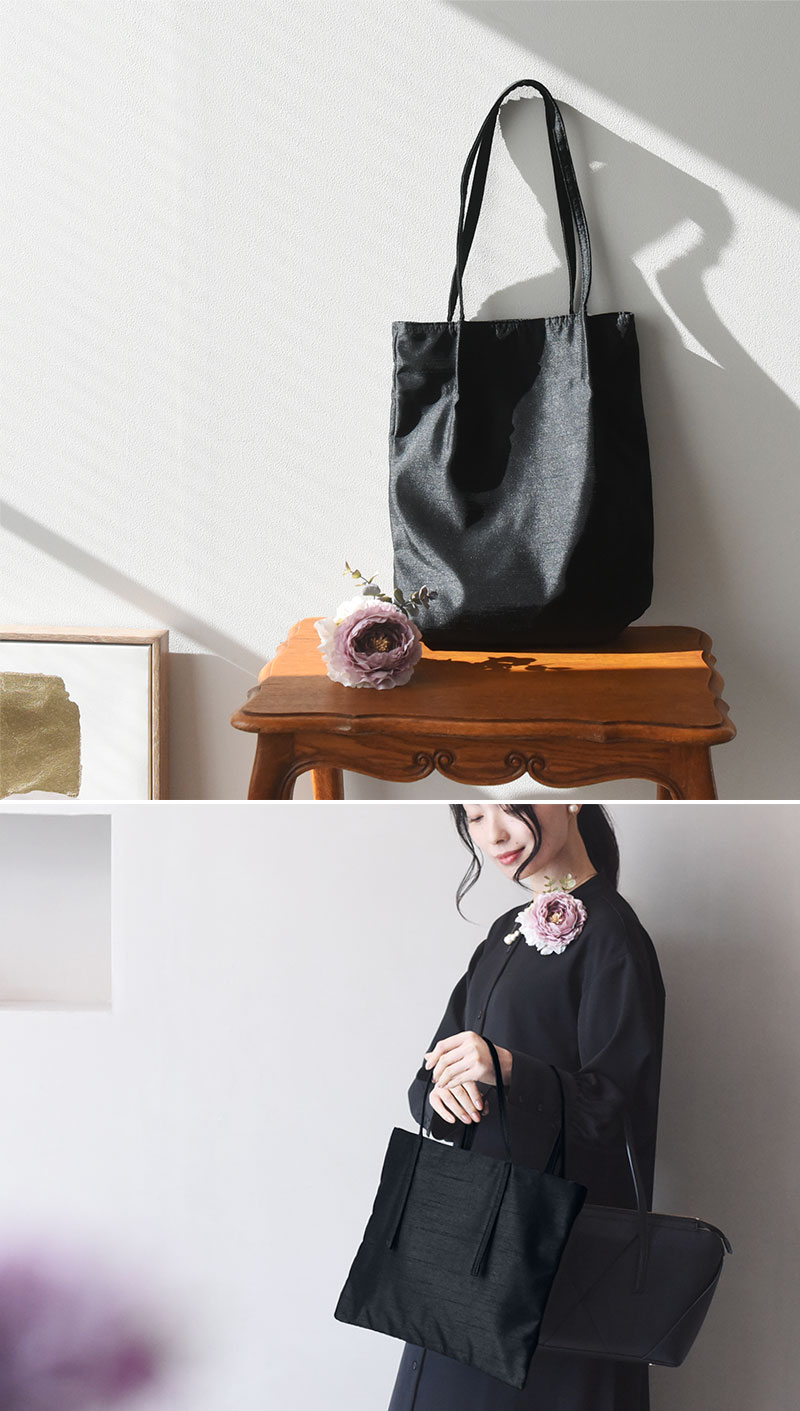 【選べる2種類】A4サイズが入る セレモニー サブバッグ マチなし マチあり／カウリーナ kauliina