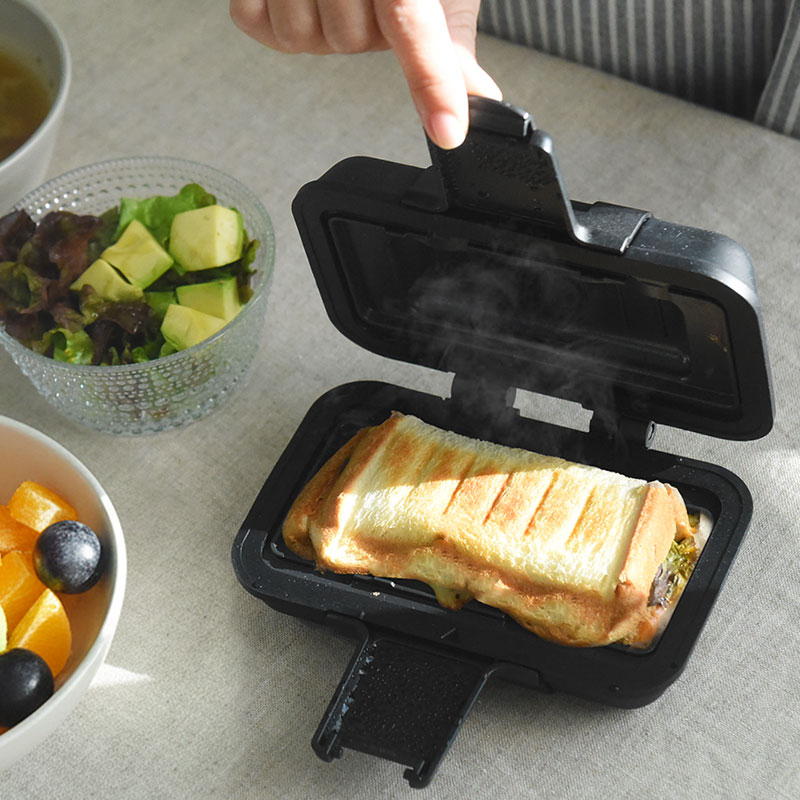 2分30秒で完成！レンジで簡単 ホットサンドメーカー レンジグリル
