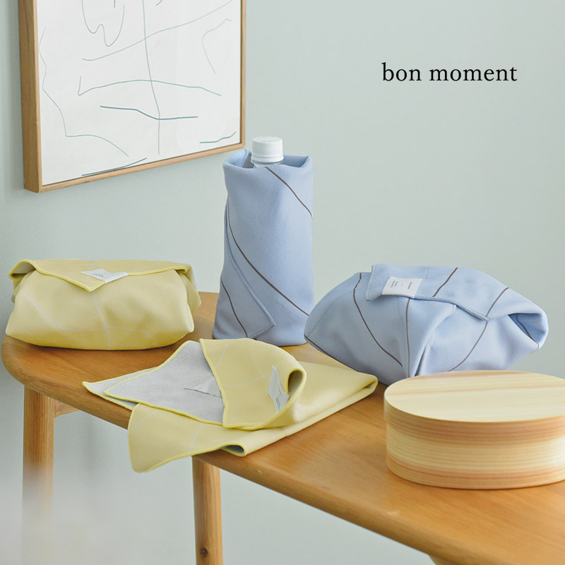 bon moment くっつく 保冷ランチクロス 38×38cm／ボンモマン
