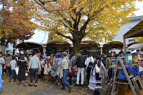 【おさんぽ手帖】　東京蚤の市でアンティーク探し