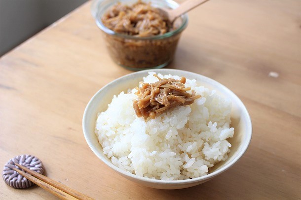 美味しいごはんと食べたい「ごはんのおとも」レシピ第4回 ＝なめ茸＝