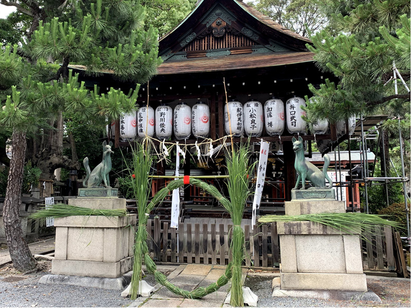 梅雨どきのお楽しみ。茅の輪作りに参加しました！