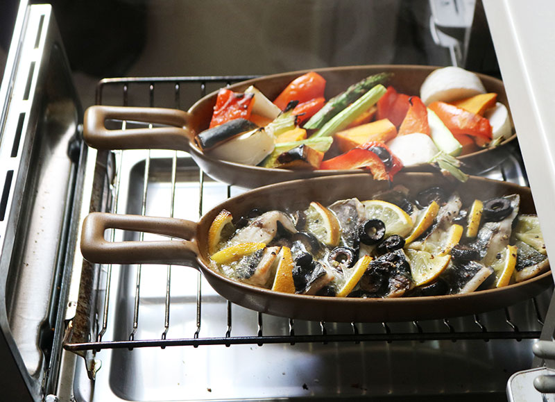 魚焼きグリルであと一品「アジのアヒージョ」＆「根菜ホットサラダ」の作り方