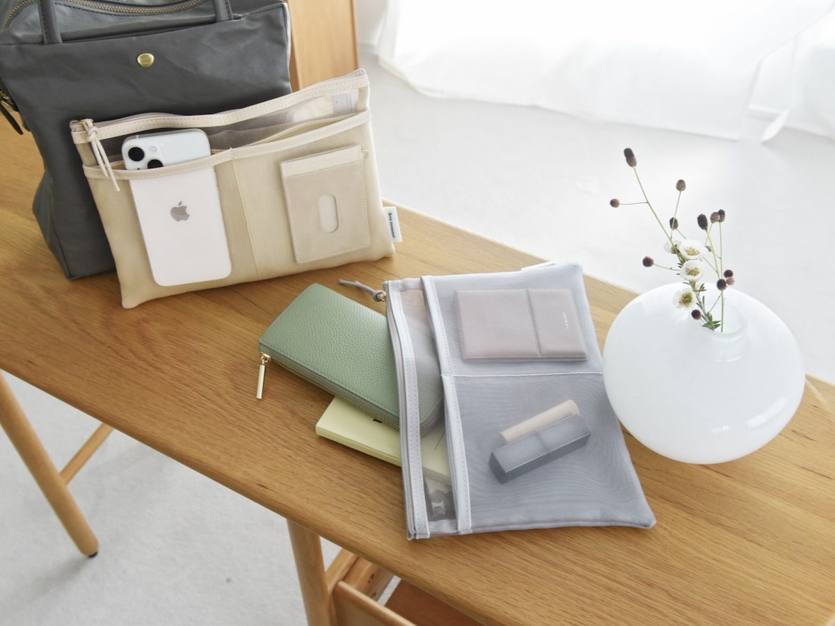 ポケット少なめバッグの救世主!ごちゃつく小物がまとまる『メッシュバッグインバッグ』のスタッフ愛用レポ