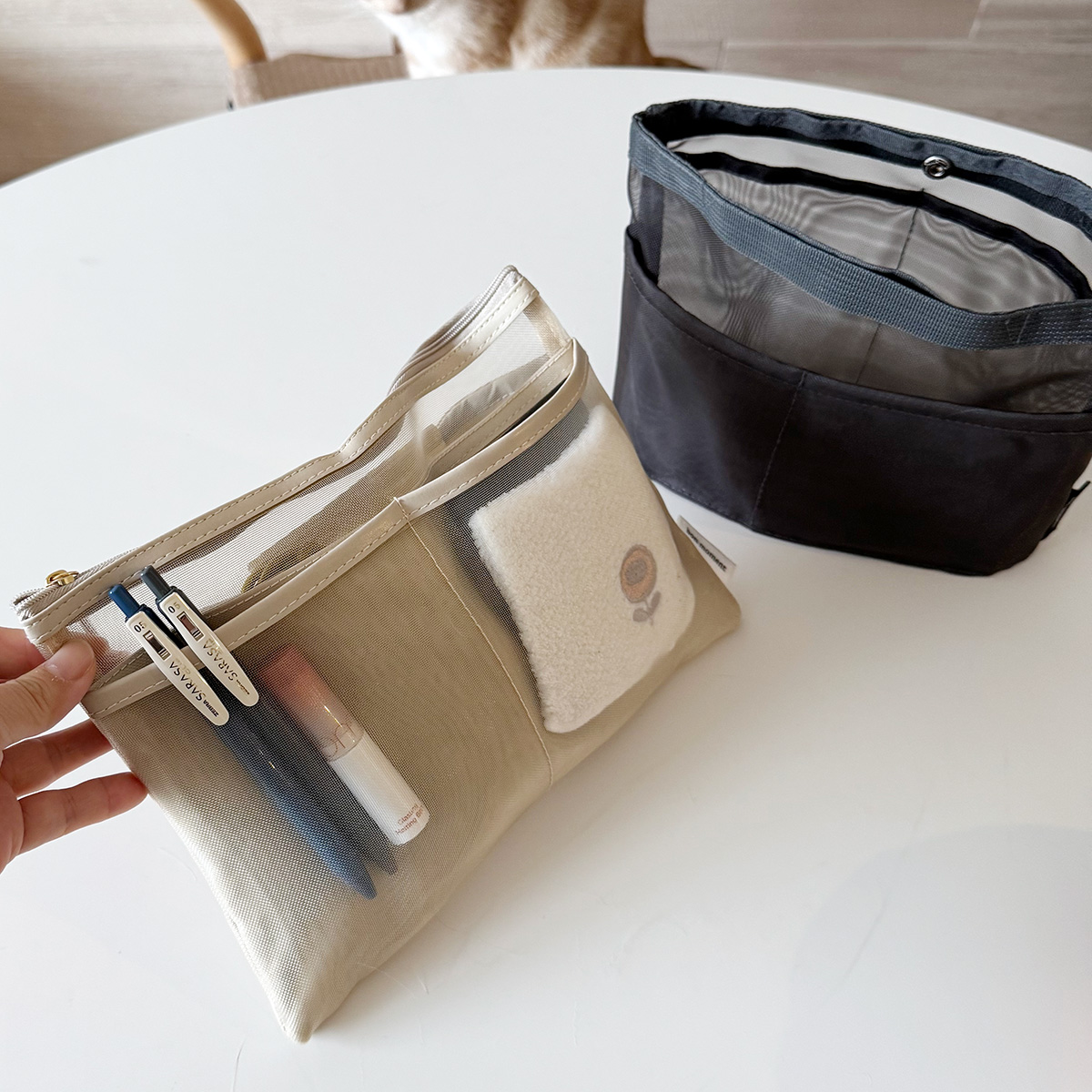 ポケット少なめバッグの救世主!ごちゃつく小物がまとまる『メッシュバッグインバッグ』のスタッフ愛用レポ