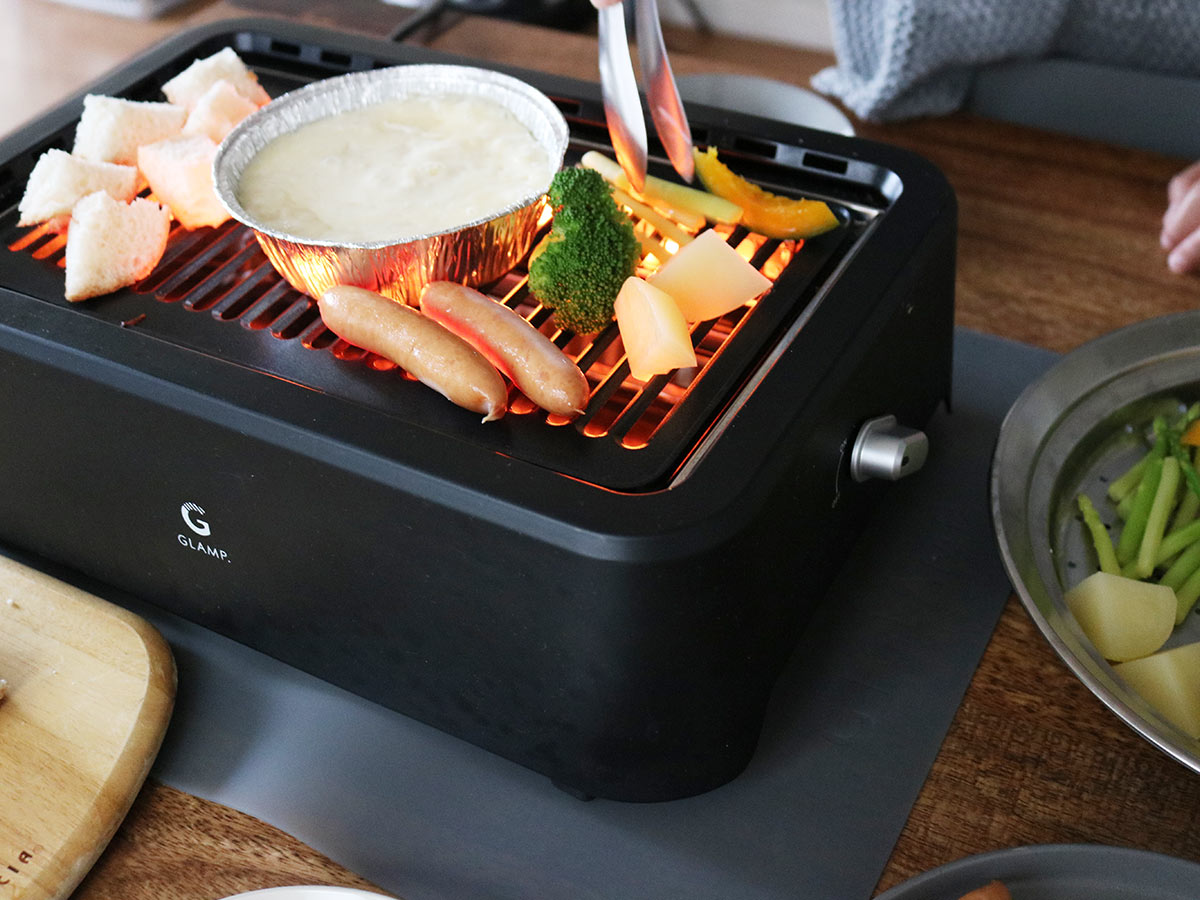 「超少煙グリル」でホームパーティーが盛り上がる！肉巻き＆チーズフォンデュの楽しみ方をご紹介