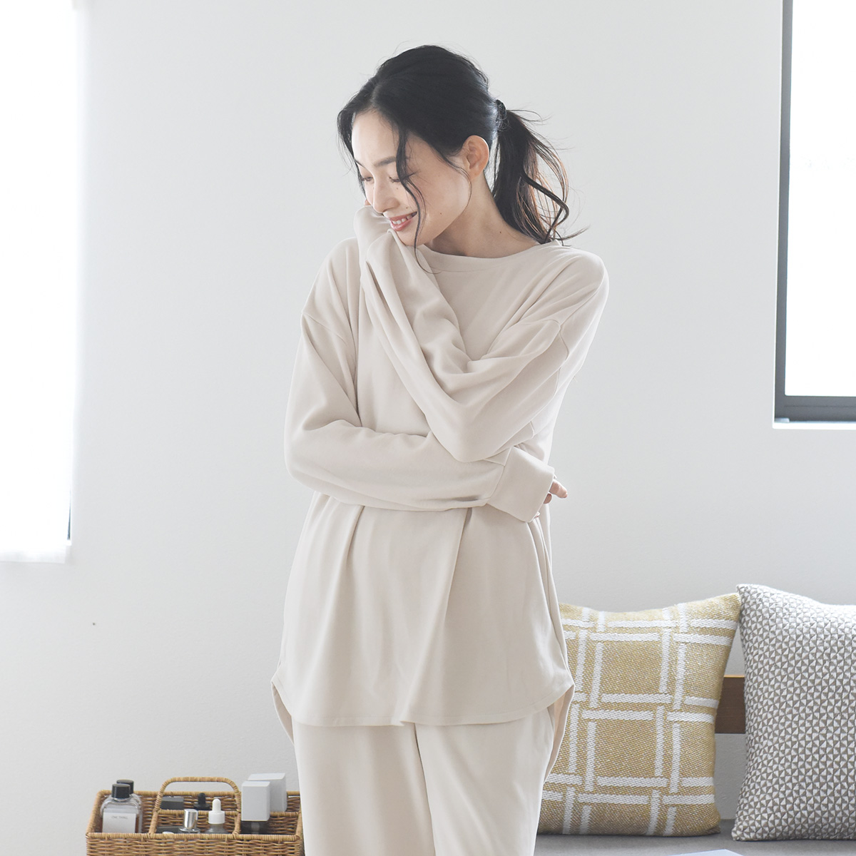 今季No.1の癒されパジャマ。ふわっとろっと包まれる、その心地よさにスタッフも続々虜に！