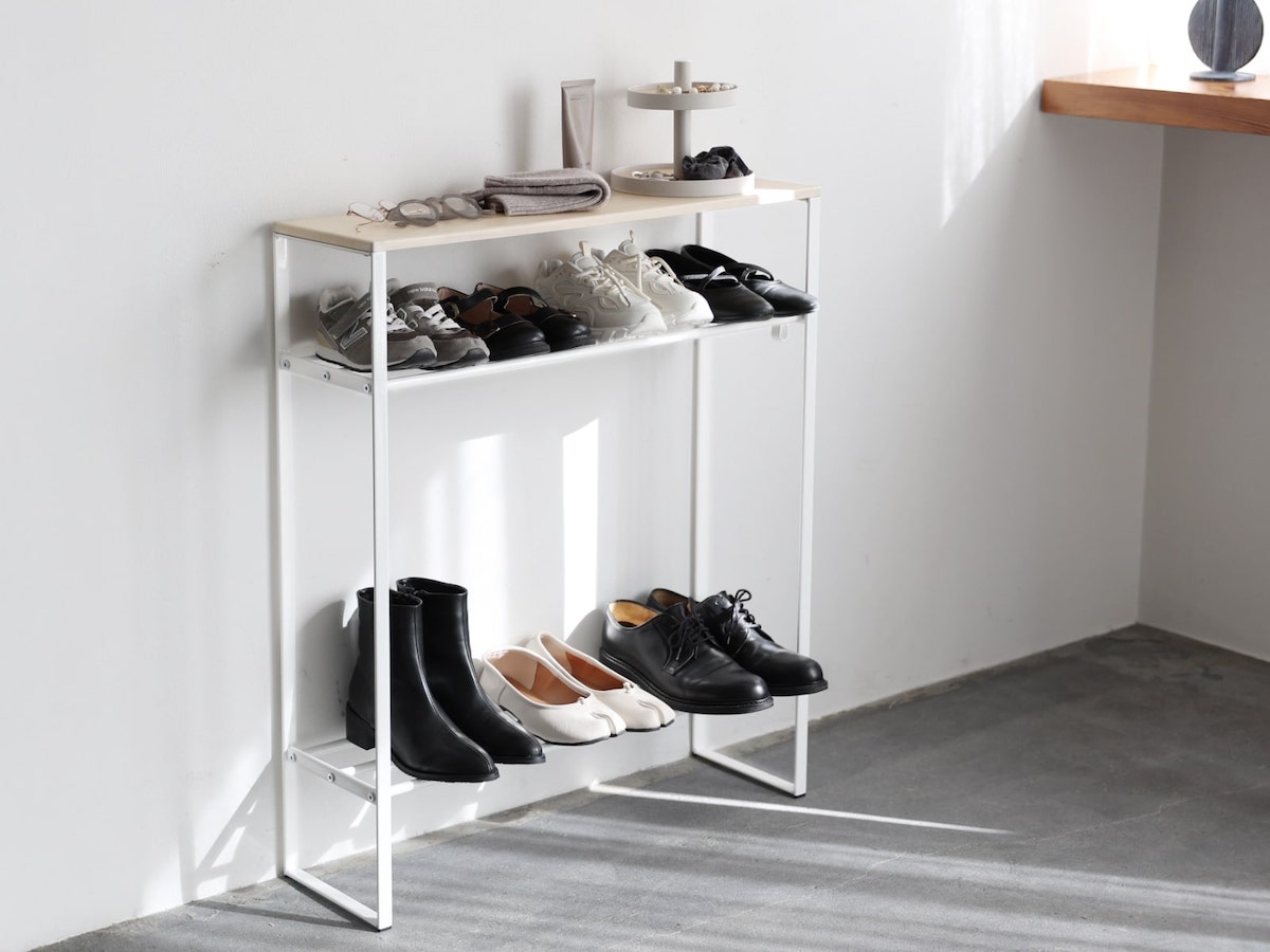 【単身・マンション・戸建て】ライフスタイル別、スタッフのリアルレポ『奥行き19.5cmシェルフ』をここで使いました