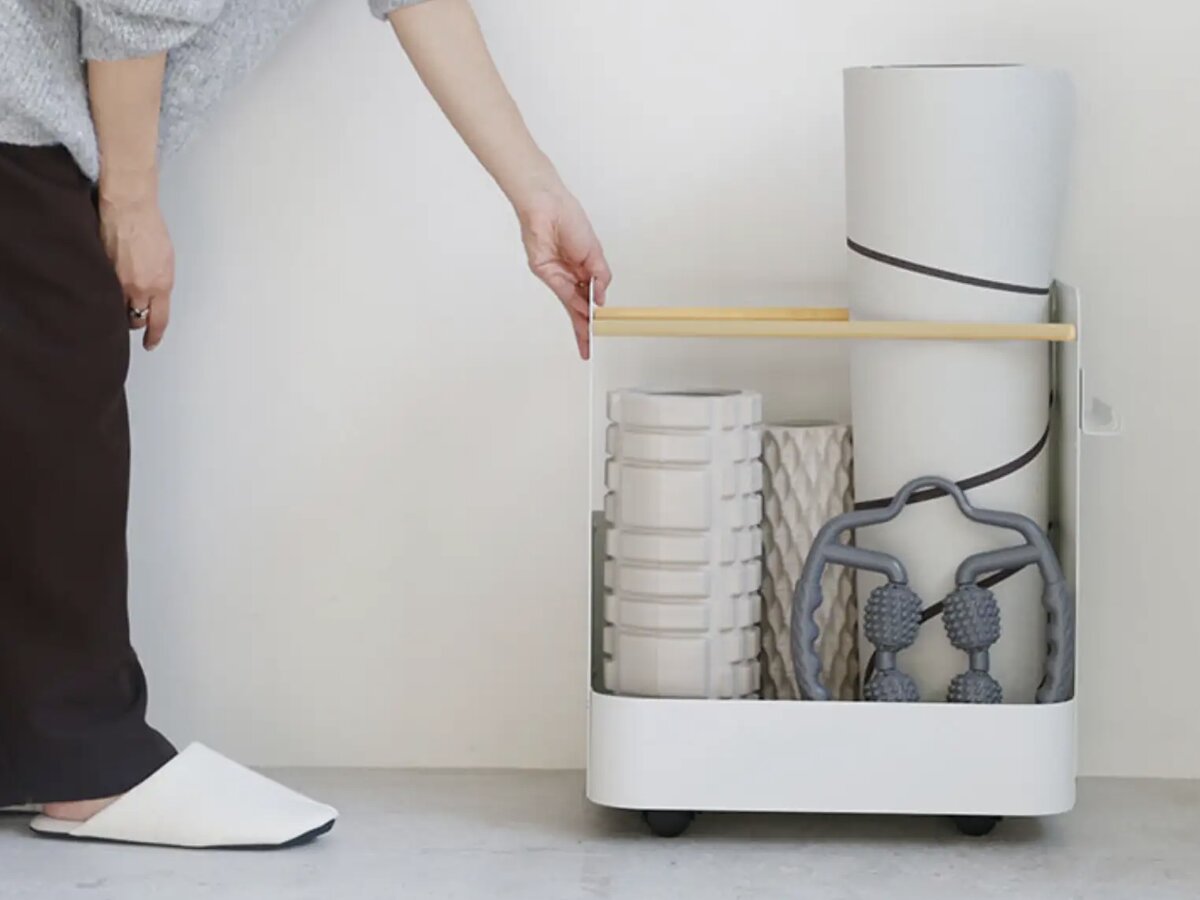 家電の目隠し収納にも◎宅トレ道具だけじゃない「フィットネス収納」活用術【インスタグラマーさんのもの選び】