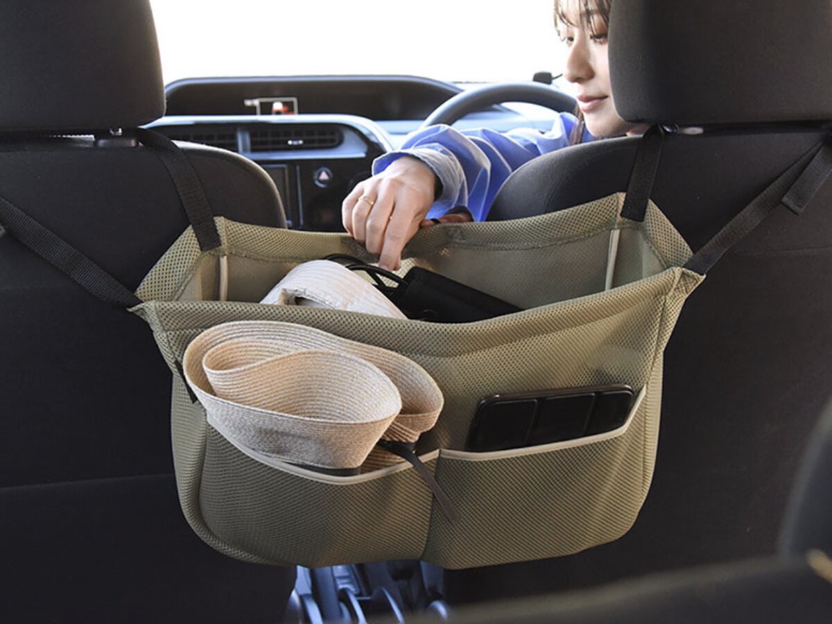 車内快適化の黄金コンビ「カーポケット＆吊り下げゴミ箱」スタッフたちはこう使う！