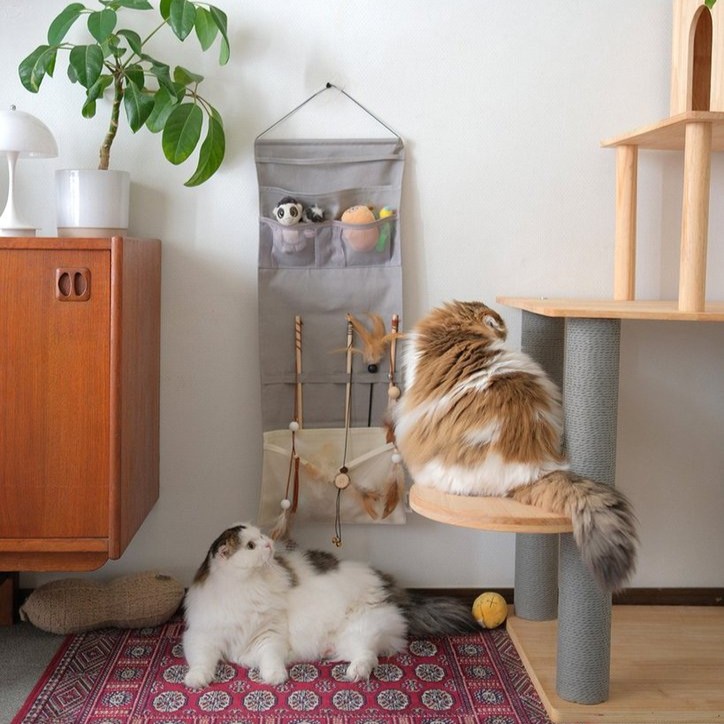 収納しづらい“猫じゃらし”のごちゃつきは専用収納で解決！愛猫家インスタグラマーさんの「おもちゃ」＆「ケアグッズ」収納術
